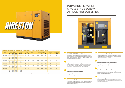Aireston SS-VSD Screw Compressors cover